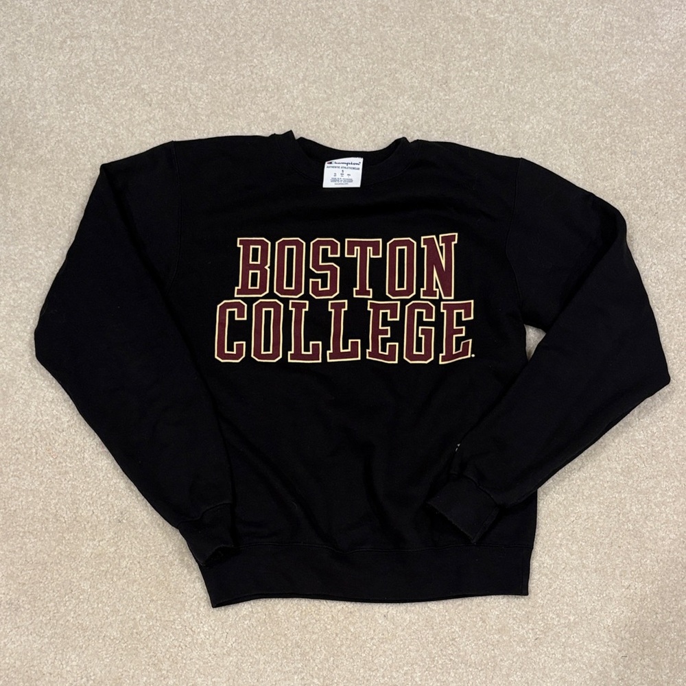 Boston College Black Crewneck